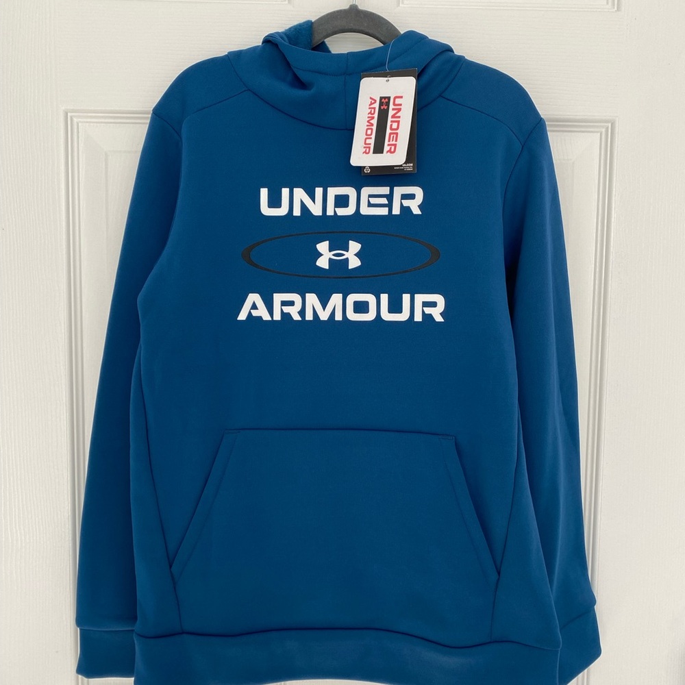 NWTs Under Armour Blue Hoodie size M